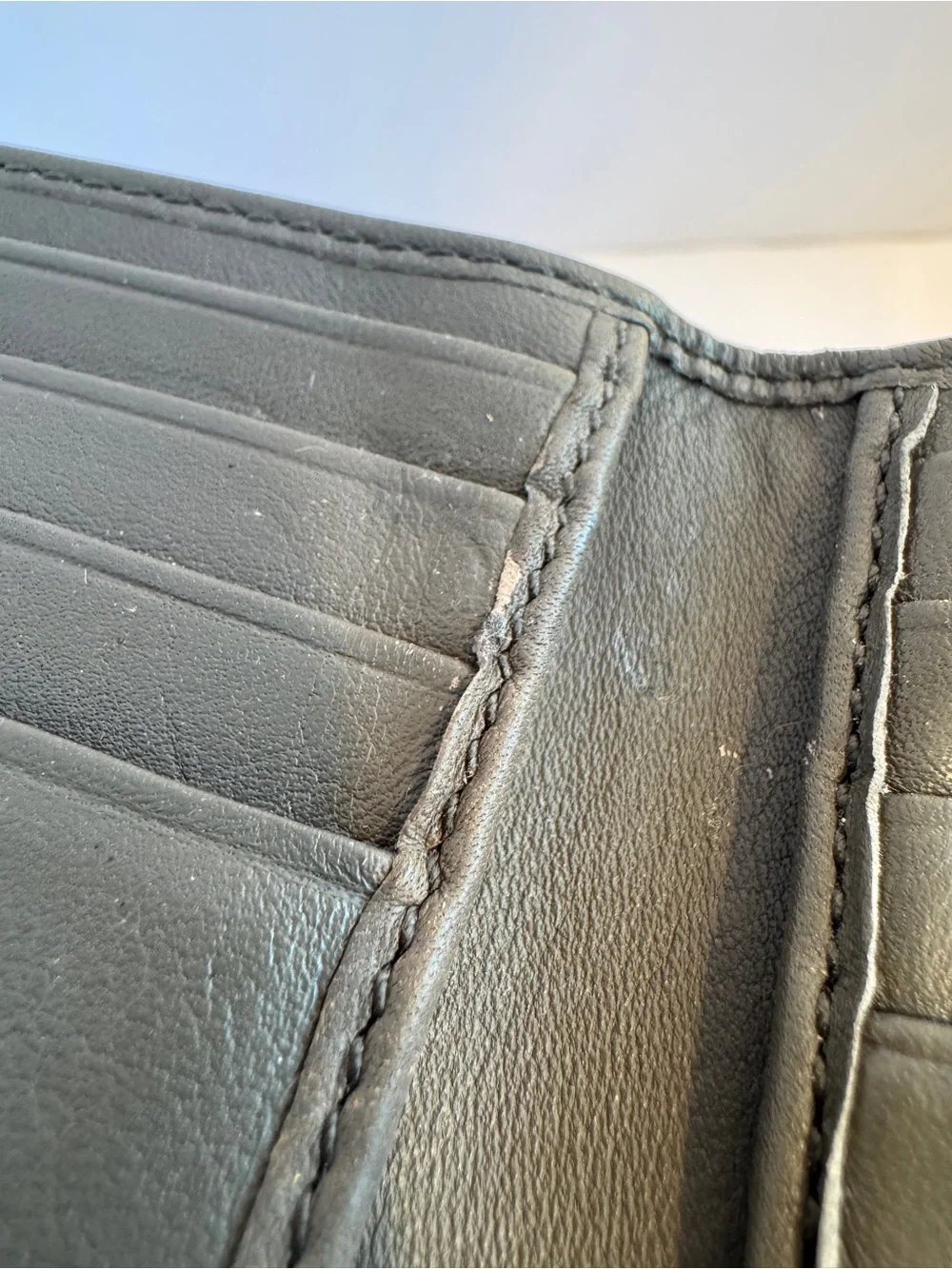 Coach • Leather Bifold Heritage Black Wallet